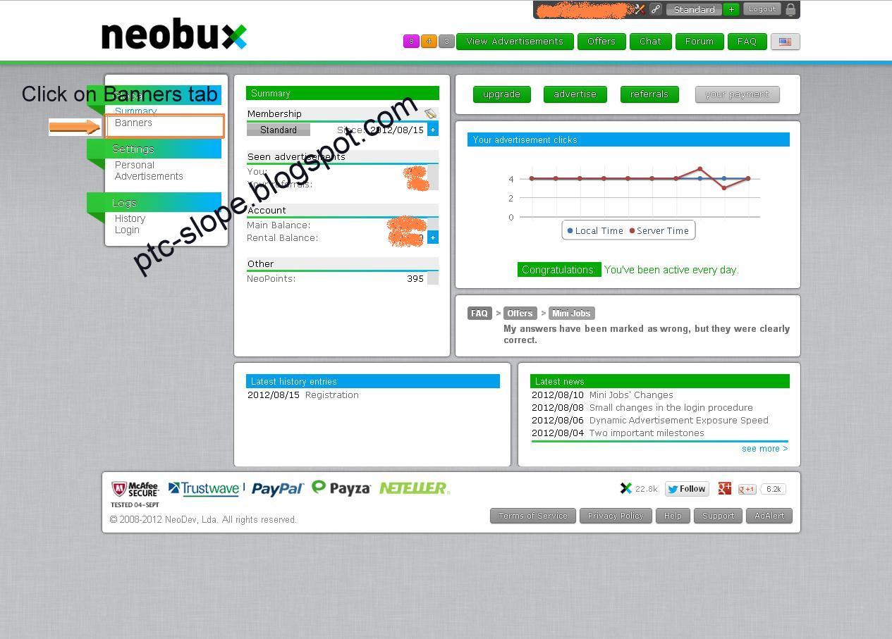 how to make money fast from neobux